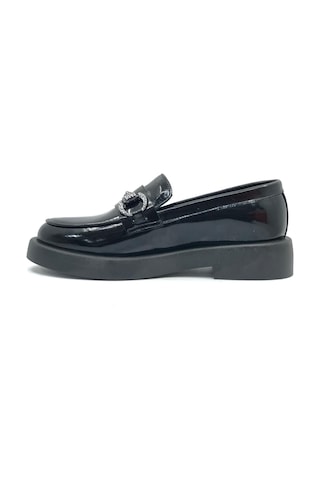 Greyder 72133 Zn Urban Deri Comfort Casual Oxford Kadın Ayakkabı Siyah-rugan
