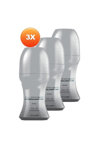 Avon Full Speed Quantum Erkek Roll-On Deodorant 3 x 50 ML