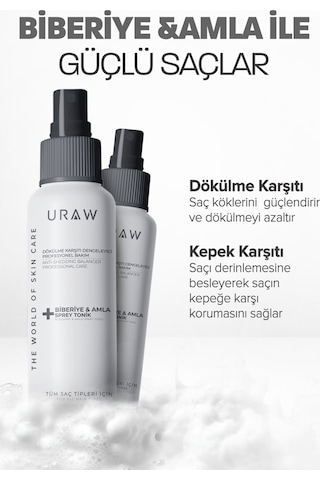 Uraw Biberiye & Amla Özlü Yenileyici Saç Toniği 125 ML