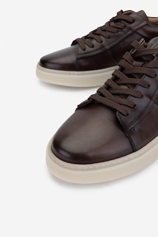 Valmenti Erkek Hakiki Deri Sneakers & Spor Ayakkabı 233 5629 Erk Ayk Y25 Kahve Alkl Kahverengi