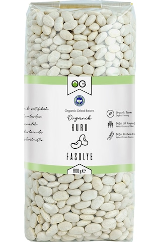 2 Li Organik Kuru Fasulye 800 Gr