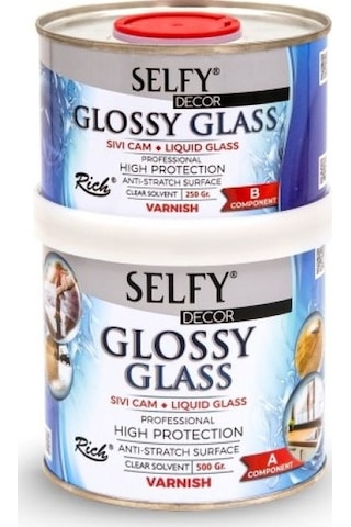 Rich Selfy Decor Glossy Glass Sıvı Cam 1000+500 gr.