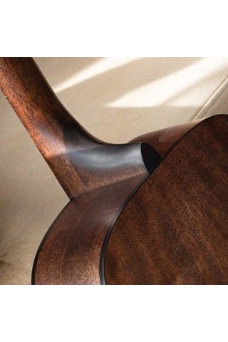 Cort Earth60op Akustik Gitar, Open Pore, Masif Ladin Kapak, Arka