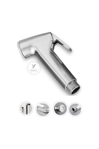 Yayke Taharatmatik Başlık Taharatmatik Elduşu Plastik Duş Fiskiye Krom