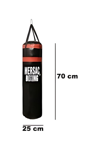 Attack Sport Mrsc-005 Mersac Boks Torbası 70x25 Cm Siyah