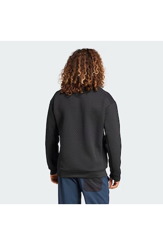 Adidas Black Erkek Kapşonlu Sweat Xpl Crew Neck Ix3941 001