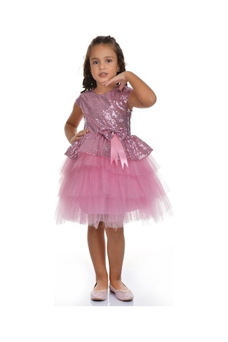 Mnk Baby & Kids Pul Payet Tütü Parti Elbisesi 001
