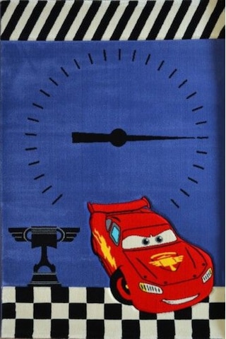 Disney Antialerjik Çocuk Halısı 523Mavi Araba 120X180 Cm