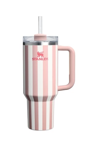 The Quencher H2.0 Flowstate Tumbler Pipetli Termos Peach Whip Cabana Gloss 1.18 Litre Pembe