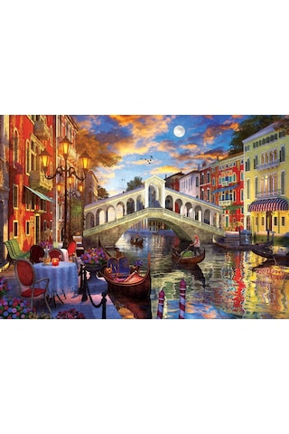 Art Puzzle Rialto Köprüsü. Venedik 1500 Parça Puzzle
