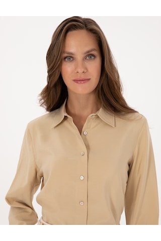 Pierre Cardin Kadın Bej Gömlek Desenli 50318195-vr011 Bej