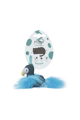 M-pets Plume Peaock Catnipli Kedi Oyuncağı Blue
