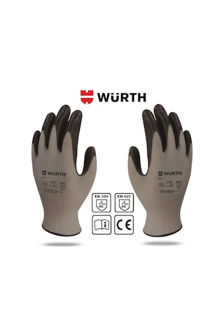 Würth Nitril Kaplama Sanayi Iş Usta Eldiveni Mekanikçi 9/L-10/Xl