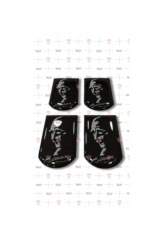4'Lü Kemal Atatürk Damla Sticker