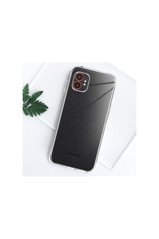Samsung Galaxy Uyumlu Xcover 7 Pro Kamera Korumalı Silikon Arka Kılıf Şeffaf