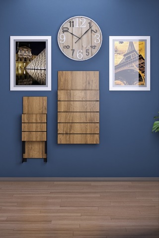 Begonya Duvara Monte Katlanır 1tabureli Pratik Mutfak Masası