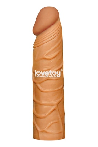 Hızlı Express Lovetoy X-Large Dolgulu Realistik Uzatmalı Penis Kılıfı Dildo