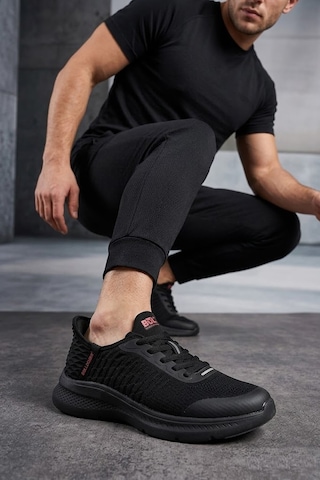 Bulldozer Buldozer 261426 Erkek Klasik Sneaker Siyah
