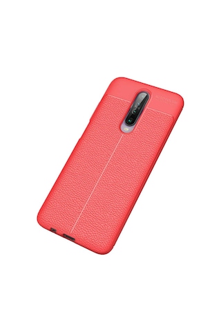 Xiaomi Poco X2 Kılıf Zore Niss Silikon Kapak Kırmızı