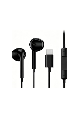 Micflip J01 3d Stereo Ses Destekli Type-c Kulakiçi Kulaklık Siyah
