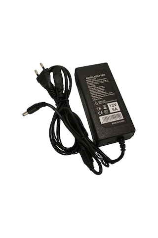 HazarLed 12V 5A IP20 Plastik Kasa İç Mekan Masa Tipi Laptop Tipi Adaptör