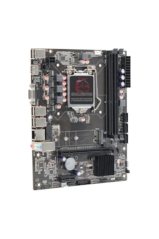 Afox Ih61-ma5-v6 H61 2xddr3 Vga+hdmı 1x Lan 1x M.2 Nvme Gen3 1155 Pın Anakart
