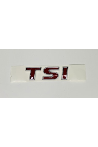 Vw Tiguan 2012 - 2016 Tsi Üç Kırmızı Arka Bagaj Yazısı