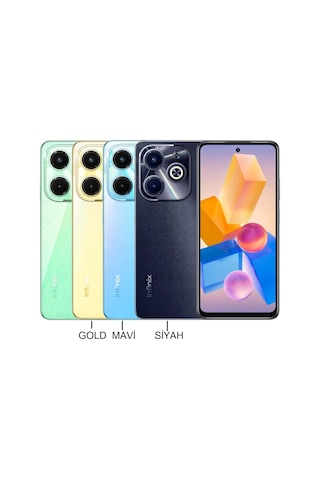 İnfinix Hot 40i X6528b Arka Kapak Pil Kapağı Full Mavi