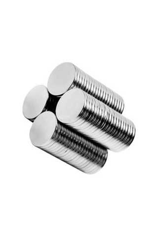Neodyum Mıknatıs D10X1 Mm 100 Adet Ince Silindirik Güçlü Magnet