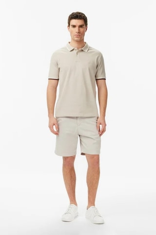 Nautica Erkek Bej Regular Fit Polo Yaka T-shirt-14601