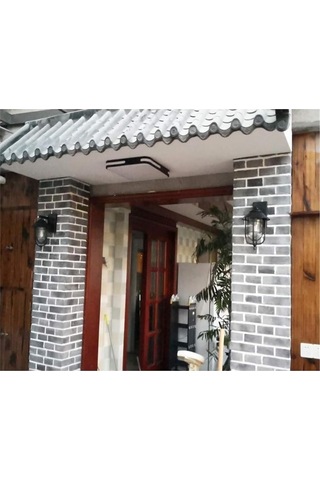 Duvar Lambaları Victoria Retro Açık Cam Fener Açık Hava Villa Bahçe Veranda Sundurma Aplik Alüminyum