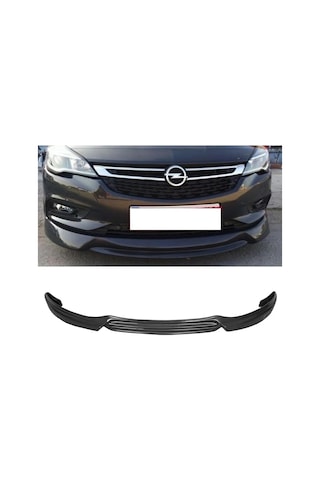 Opel Astra K Custom Ön Ek Karlık Abs Plastik Mat Siyah 2015 2016 2017 2018 2019 2020 2021