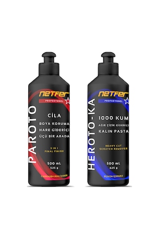 Netfer 2'li Kalın Pasta Cila Set - 2x500 Ml