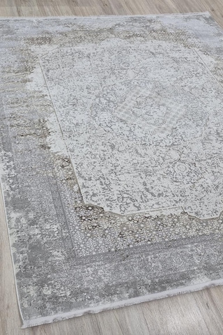 Oscar Yumuşak Yüzey 100 Tarak Özel Polyester Halı Osc 3202 Bej E Bej