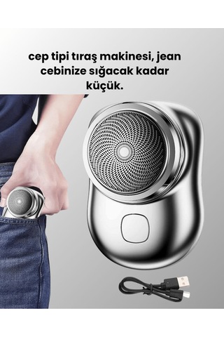 Mikro Titreşim Motorlu, Düşük Sesli, Usb Girişli Tıraş Makinesi -