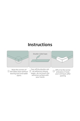 Yifomall 10 Adet Şeffaf Bebek Güvenlik Köşe Koruyucu - Mobilya Çarpışma Önleyici Pvc Yastık Not: Başlık 111 Karakter Sınırına Uygundur Şeffaf Çok Renkli