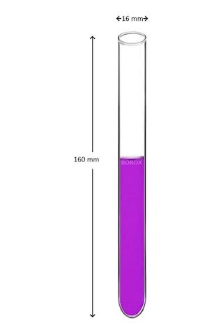 Cam Deney Tüpü (Test Tube) - 20 Adet/Paket - 16X160 Mm
