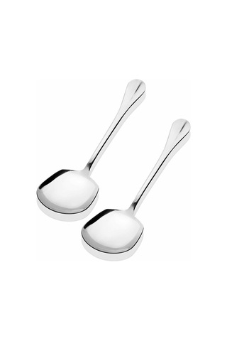 2 Adet Çelik Sofra Servis Kaşığı 21 Cm 86951236541258aybaba Genel