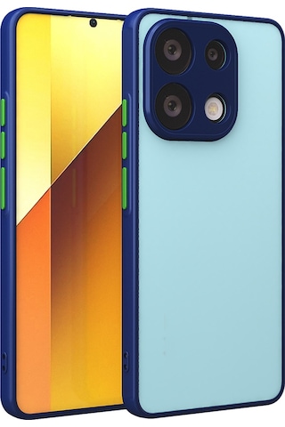 Ariatech Xiaomi Redmi Note 13 4g Uyumlu Kılıf Hux Kapak-lacivert Lacivert