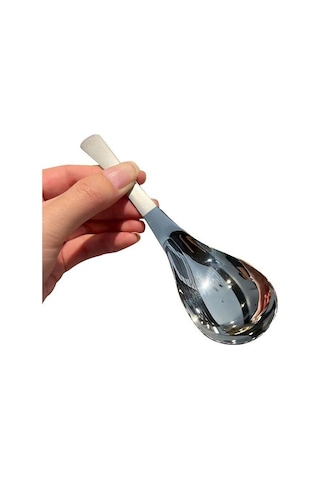 Paslanmaz Çelik Çorba Kaşığı Ev Mutfak Pota Kapasitesi Altın Gümüş Ayna Kahve Sofra Için Cilalı Sofra Takımı Gümüş