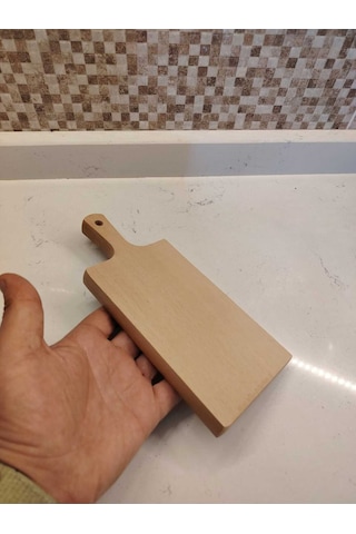 Mini Kesme Tahtası/gürgen Ağacı Limon Kesme Tahtası Tek Parça 10x22x1,5 Ahşap
