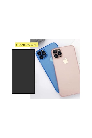 Apple Uyumlu iPhone 11 Pro Max Kilif Ultra Ince Hayalet Sert Kapak 401550274