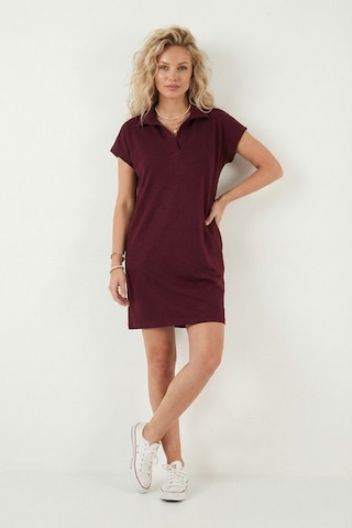 Lela Bayan Elbise 5866153 Bordo Bordo