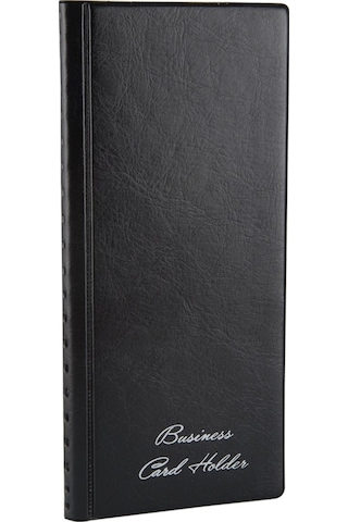 Kartvizit Albümü 4 Sıralı 160 Kartlık 12x26 Cm