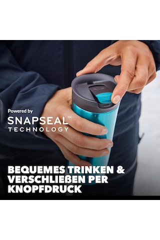 Contigo Huron Snapseal Termos Bardak 470 Ml Gri Sku: Smg8690010154712 Açık