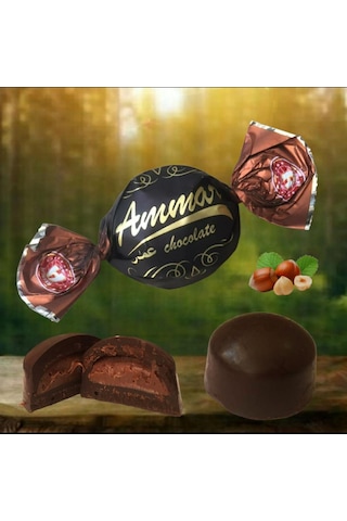 Ammar Çikolata Bitter Kaplamalı Fındık Aromalı Bayramlık İkramlık 300 G