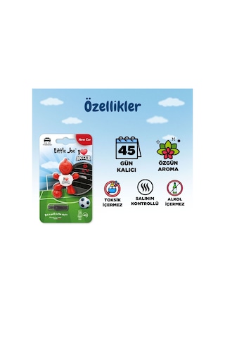 Little Joe Futbol Yeni Araç Kokusu New Car -45 Gün -oto Kokusu