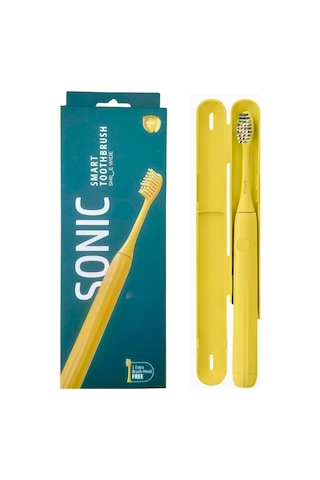 Sonic Smart Diş Fırçası Ve 1 Adet Yedek Başlık Sarı