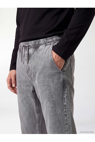 Lcw Jeans Gri 710 Loose Fit Erkek Jean Pantolon
