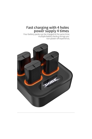 Xbox 8. Ve 9. Nesil Kollar İle Uyumlu Batarya Kit Seti 1200 Mah 4'lü Batarya Dobe-tyx-1615